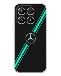 Чехол для Xiaomi 17 с картинкой «Спортивные линии Mercedes»