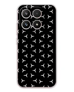 Чехол для Xiaomi 17 с картинкой «Mercedes паттерн звезд»