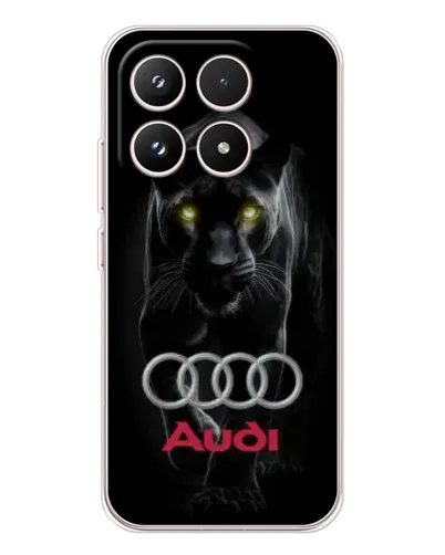 Чехол для Xiaomi 17 с картинкой «Пантера и Audi»