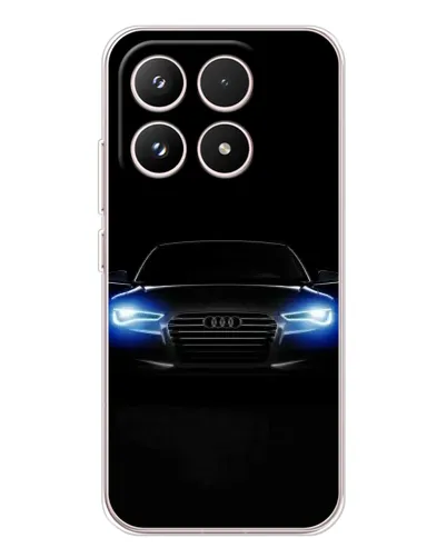 Чехол для Xiaomi 17 с картинкой «Audi в неоне»