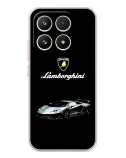 Чехол для Xiaomi 17 с картинкой «Логотип Lamborghini классика»