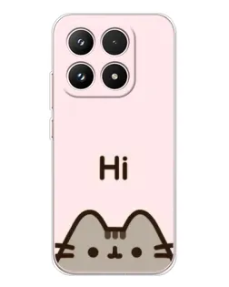 Чехол для Xiaomi 17 с картинкой «Пушин говорит Hi» Чехол для Xiaomi 17 с картинкой «Пушин говорит Hi»