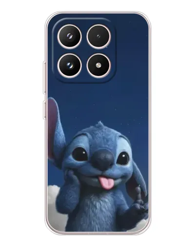 Чехол для Xiaomi 17 с картинкой «Стич в облаках»