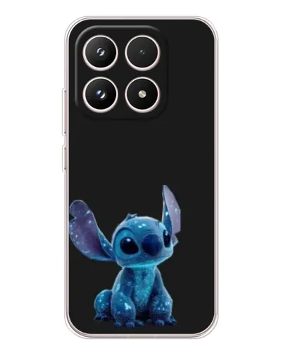 Чехол для Xiaomi 17 с картинкой «Стич на черном»