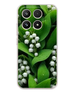 Чехол для Xiaomi 17 с картинкой «Ландыши в зелени»