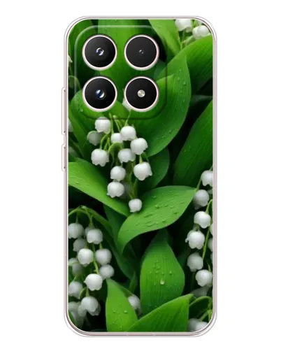 Чехол для Xiaomi 17 с картинкой «Ландыши в зелени»