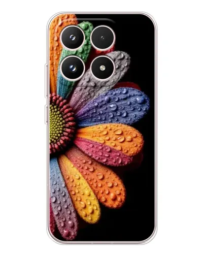 Чехол для Xiaomi 17 с картинкой «Радужный цветок»