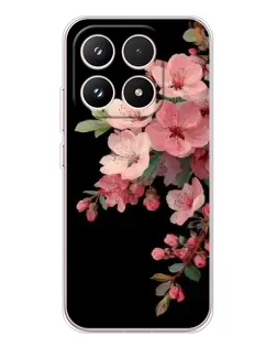 Чехол для Xiaomi 17 с картинкой «Розовая ветка сакуры»