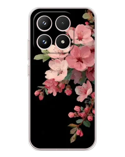 Чехол для Xiaomi 17 с картинкой «Розовая ветка сакуры»