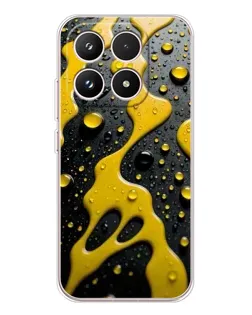 Чехол для Xiaomi 17 с картинкой «Жидкое желтое золото»
