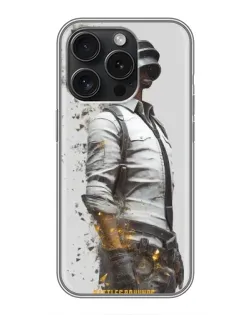 Чохол для Xiaomi 17T з картинкою «PUBG — боєць у пилу»