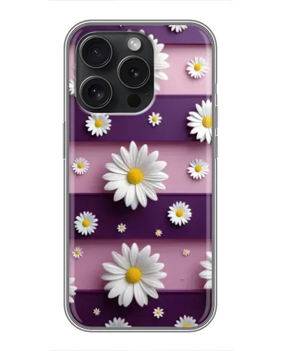 Чехол для Xiaomi 17T с картинкой «Ромашки на фиолетовом» Чехол для Xiaomi 17T с картинкой «Ромашки на фиолетовом»