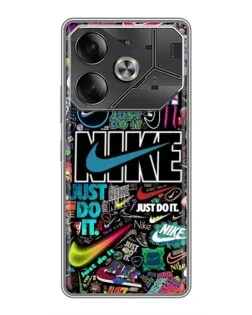 Чехол для Xiaomi 18 Pro Max с картинкой «Яркий коллаж Nike» Чехол для Xiaomi 18 Pro Max с картинкой «Яркий коллаж Nike»