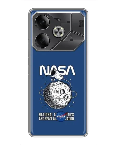 Чехол для Xiaomi 18 Pro Max с картинкой «NASA — лунная миссия» Чехол для Xiaomi 18 Pro Max с картинкой «NASA — лунная миссия»