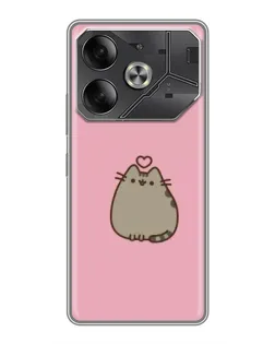 Чохол для Xiaomi 18 Pro Max з картинкою «Pusheen серце» Чохол для Xiaomi 18 Pro Max з картинкою «Pusheen серце»