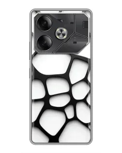 Чохол для Xiaomi 18 Pro Max з картинкою «Біла об'ємна сітка» Чохол для Xiaomi 18 Pro Max з картинкою «Біла об'ємна сітка»