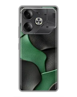 Чохол для Xiaomi 18 Pro Max з картинкою «Зелені шкіряні хвилі» Чохол для Xiaomi 18 Pro Max з картинкою «Зелені шкіряні хвилі»