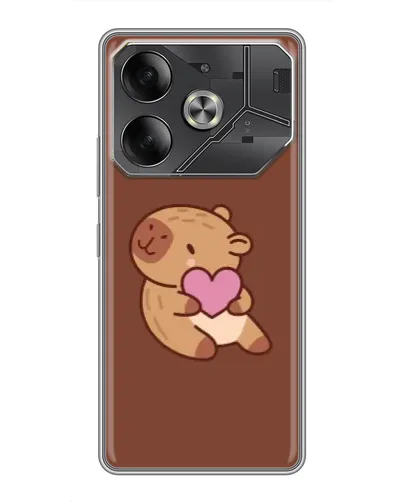 Чехол для Xiaomi 18 Pro Max с картинкой «Капибара с сердцем» Чехол для Xiaomi 18 Pro Max с картинкой «Капибара с сердцем»
