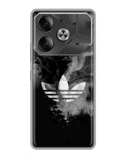 Чехол для Xiaomi 18 Pro с картинкой «Абстрактный дым Adidas»
