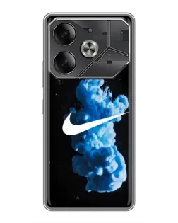 Чехол для Xiaomi 18 Pro с картинкой «Nike и синий дым» Чехол для Xiaomi 18 Pro с картинкой «Nike и синий дым»