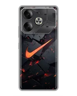 Чехол для Xiaomi 18 Pro с картинкой «Nike — эффект разломов» Чехол для Xiaomi 18 Pro с картинкой «Nike — эффект разломов»