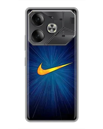 Чехол для Xiaomi 18 Pro с картинкой «Синий пульс Nike» Чехол для Xiaomi 18 Pro с картинкой «Синий пульс Nike»