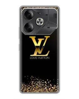 Чохол для Xiaomi 18 Pro з картинкою «LV — золоті іскри»