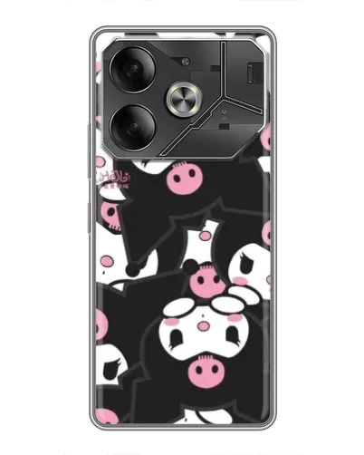 Чехол для Xiaomi 18 Pro с картинкой «Паттерн голов Куроми»