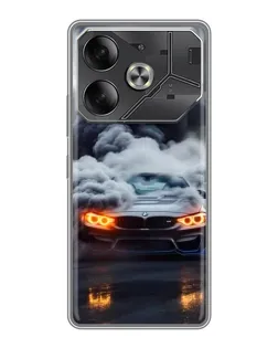Чехол для Xiaomi 18 Pro с картинкой «BMW в дыму»