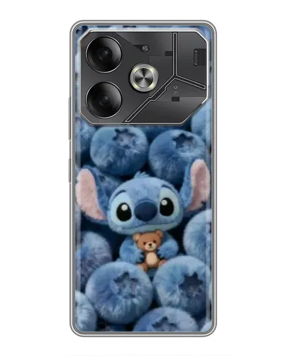 Чехол для Xiaomi 18 Pro с картинкой «Стич и голубика» Чехол для Xiaomi 18 Pro с картинкой «Стич и голубика»