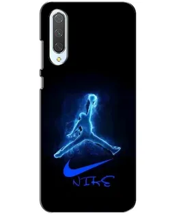Чохол для Xiaomi CC9 з картинкою «Jordan Neon Blue»
