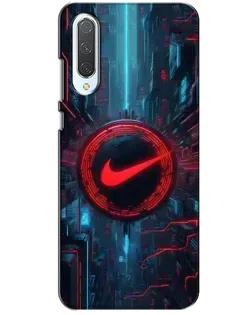 Чехол для Xiaomi CC9 с картинкой «Техногенный стиль Nike»