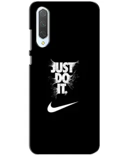 Чехол для Xiaomi CC9 с картинкой «Текстовый принт Nike»