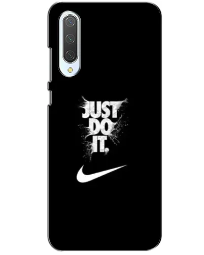 Чехол для Xiaomi CC9 с картинкой «Текстовый принт Nike»