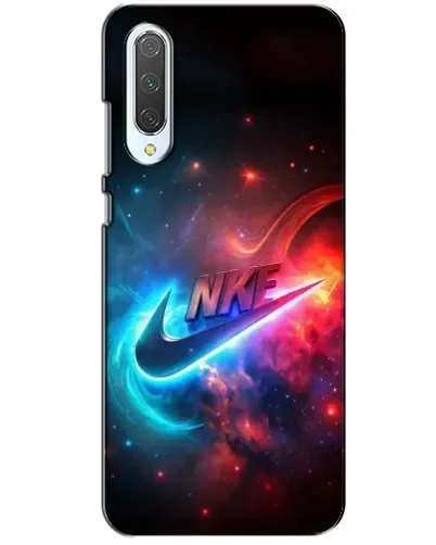 Чехол для Xiaomi CC9 с картинкой «Огненный логотип Nike»
