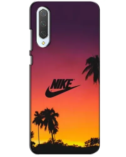 Чехол для Xiaomi CC9 с картинкой «Nike на закате солнца»