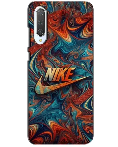 Чехол для Xiaomi CC9 с картинкой «Nike в абстракции»
