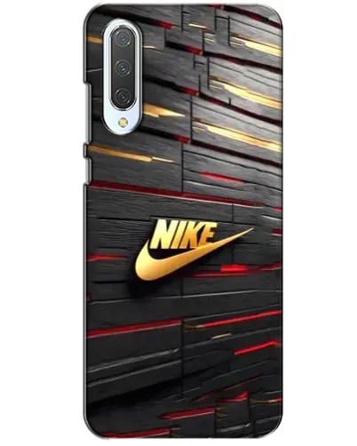 Чехол для Xiaomi CC9 с картинкой «Золотой Nike на металле»