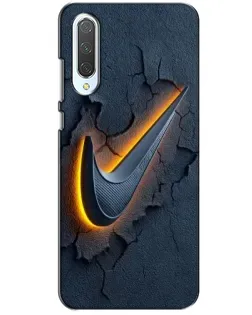 Чехол для Xiaomi CC9 с картинкой «Объемный логотип Найк»