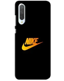 Чехол для Xiaomi CC9 с картинкой «Золотой логотип Nike»