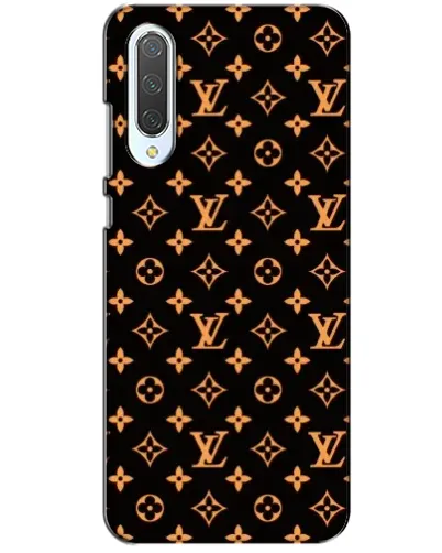 Чехол для Xiaomi CC9 с картинкой «Золотая монограмма LV»