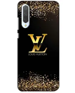 Чехол для Xiaomi CC9 с картинкой «LV — золотые искры»
