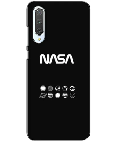 Чехол для Xiaomi CC9 с картинкой «NASA — технический принт»