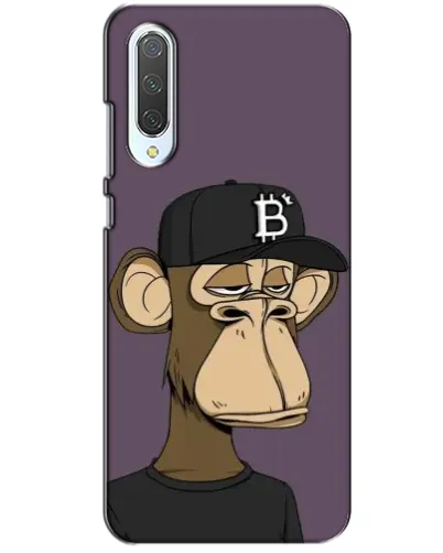 Чехол для Xiaomi CC9 с картинкой «Bored Ape в кепке»