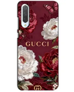Чохол для Xiaomi CC9 з картинкою «Gucci — бордові троянди»