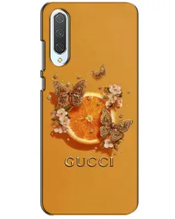 Чохол для Xiaomi CC9 з картинкою «Gucci — золоті метелики»