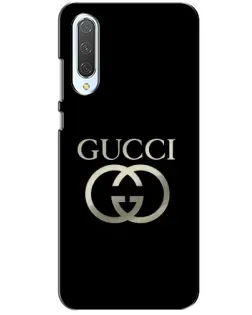 Чохол для Xiaomi CC9 з картинкою «Gucci — золото на чорному»
