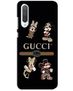Чохол для Xiaomi CC9 з картинкою «Gucci — герої Disney та монограма»