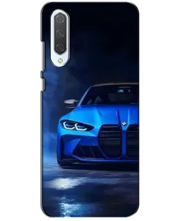 Чохол для Xiaomi CC9 з картинкою «Блакитна BMW M4»
