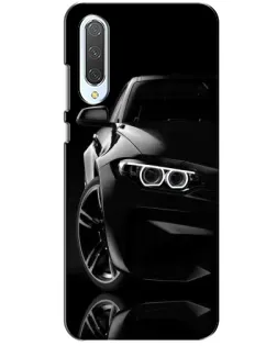 Чохол для Xiaomi CC9 з картинкою «Чорна BMW — профіль»